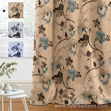 Energy Efficient Room Darkening Bedroom Printing Curtains